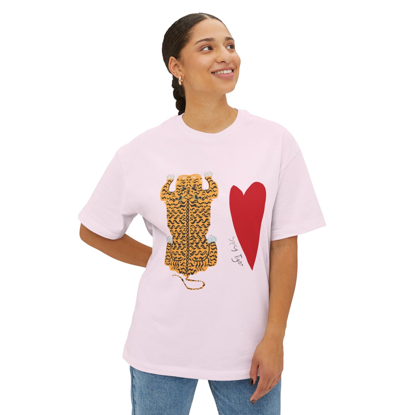 Spicy Tiger <Oversized Boxy Tee>