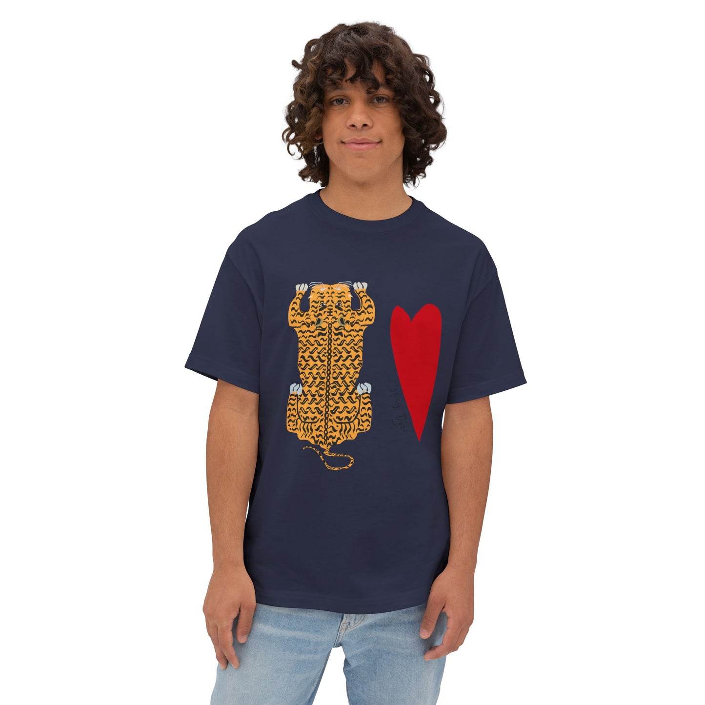 Spicy Tiger <Oversized Boxy Tee>