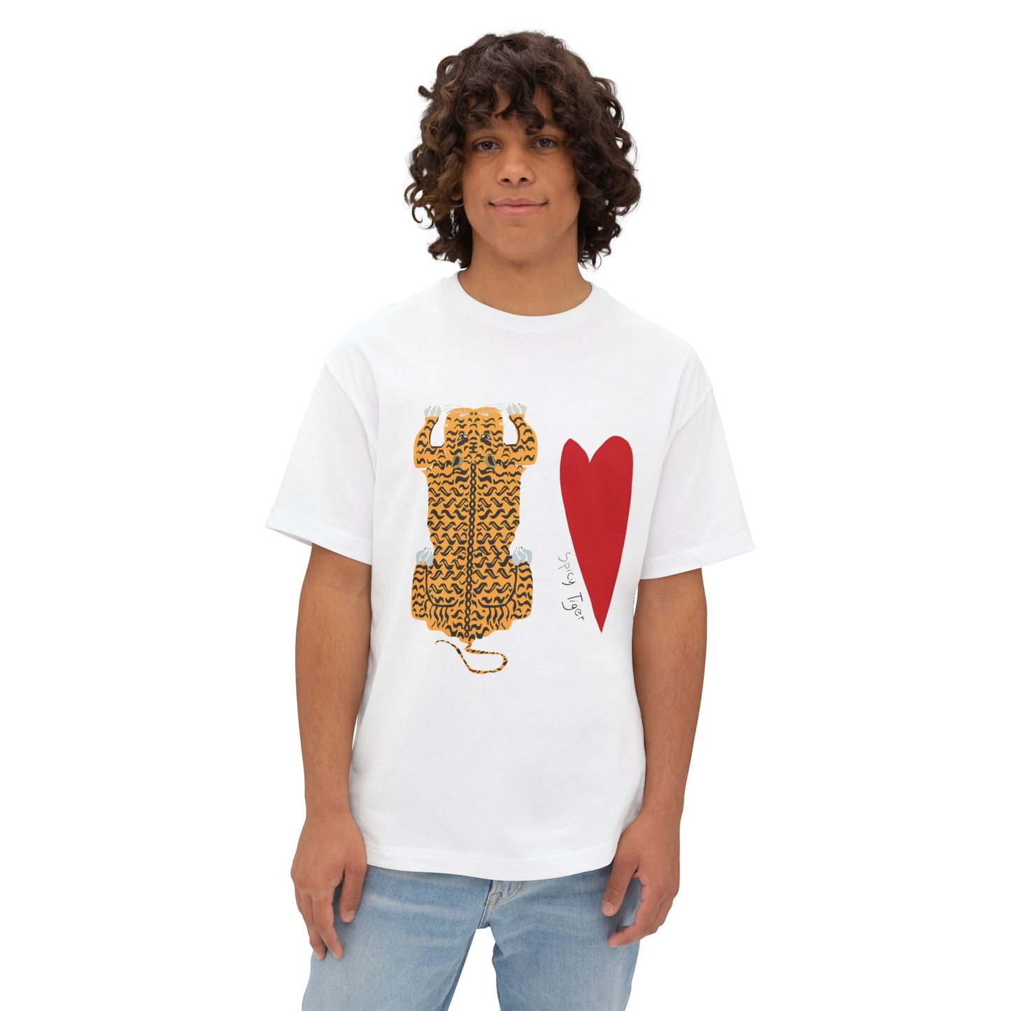 Spicy Tiger <Oversized Boxy Tee>