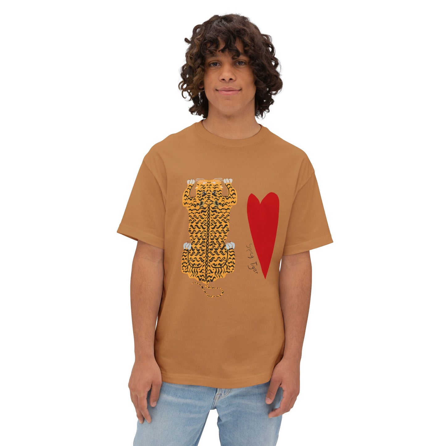 Spicy Tiger <Oversized Boxy Tee>