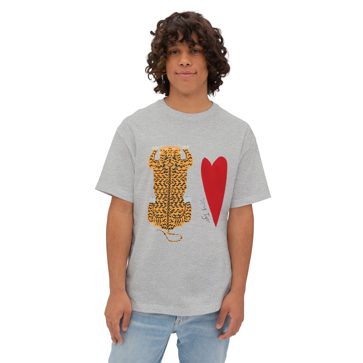 Spicy Tiger <Oversized Boxy Tee>